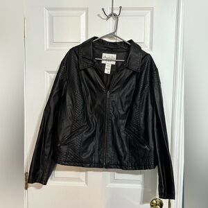 Women's American Rag Faux Leather Jacket - 3X